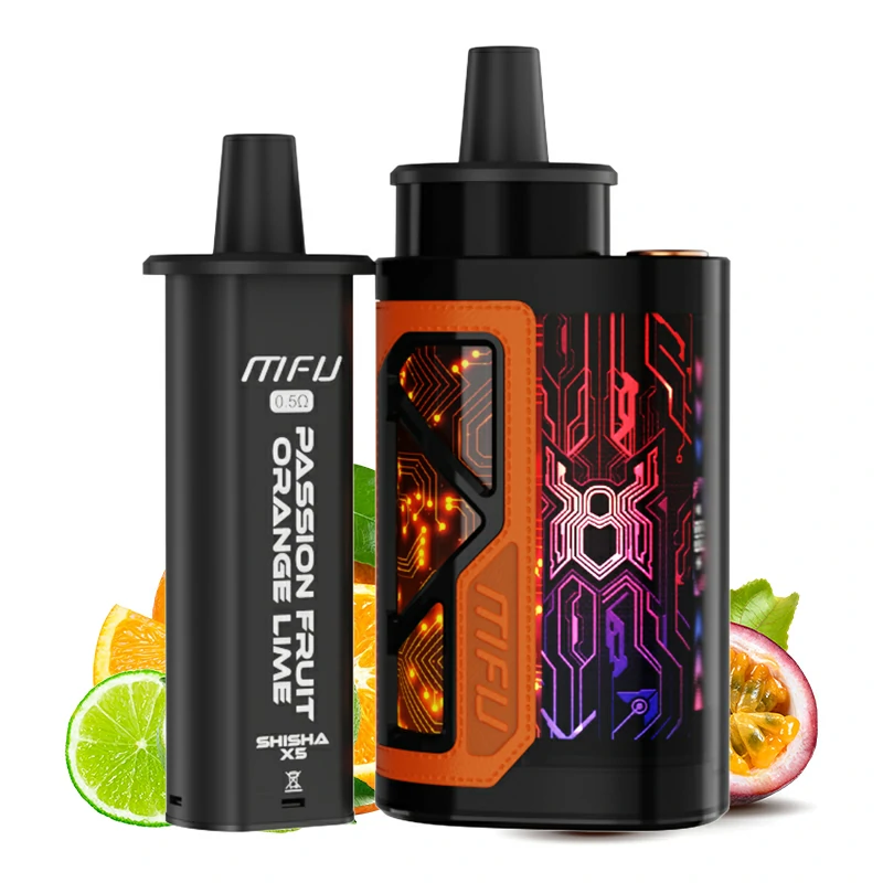 Passion Fruit Orange Lime SHISHA X5 MFU SHISHA X5 KIT 70K PUFFS