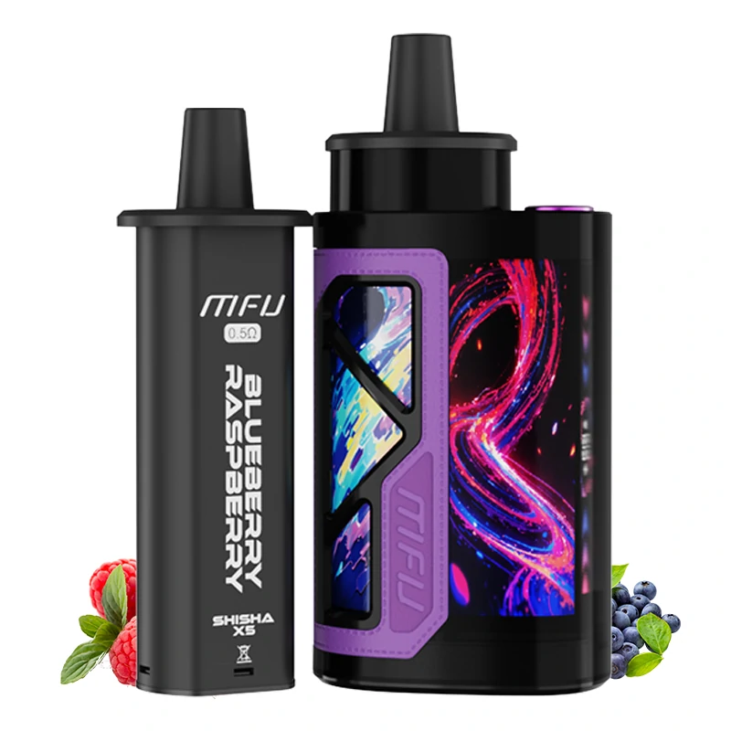 Blueberry raspberry SHISHA X5 Blueberry Raspberry:MFU VAPE SHISHA X5 70K PUFFS VAPE KIT
