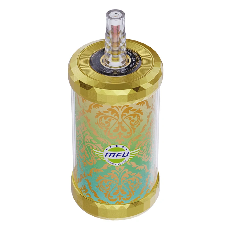 Peach Ice2 Peach Ice Flavor:MFU SHISHA X3 150K PUFFS VAPE HOOKAH