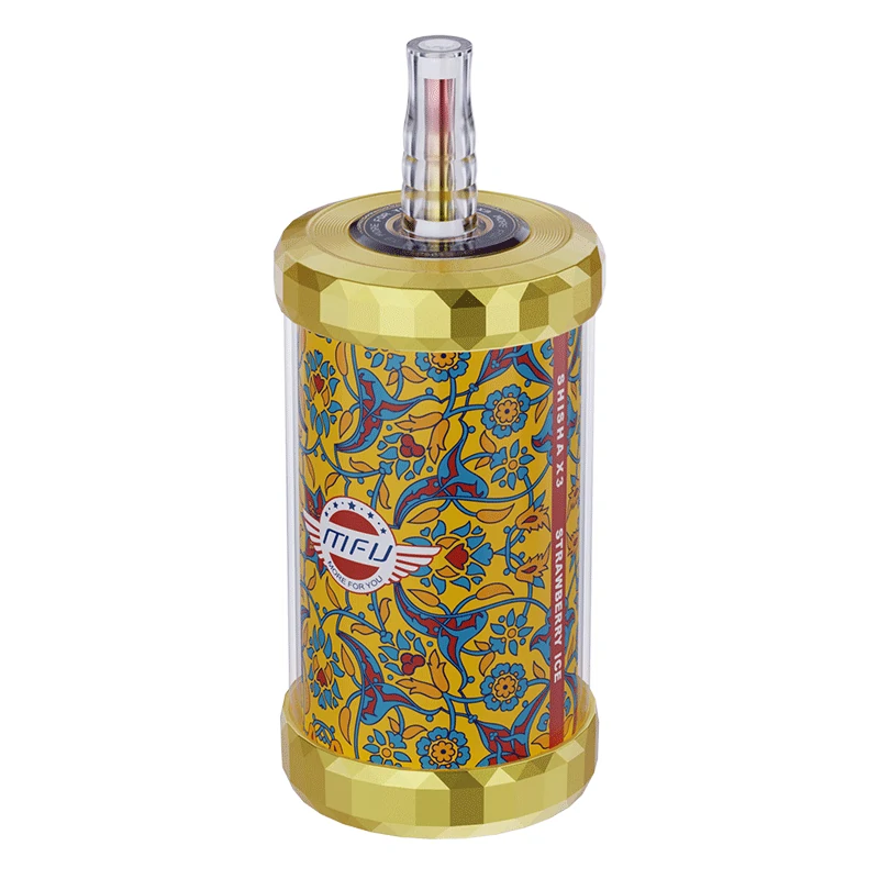 Strawberry Ice3 Strawberry Ice:MFU SHISHA X3 150K PUFFS VAPE HOOKAH