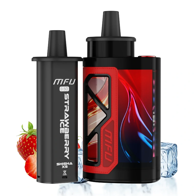 Strawberry lce SHISHA X5 Strawberry lce:MFU VAPE SHISHA X5 70K PUFFS VAPE KIT
